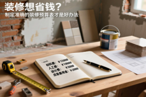 装修想省钱？制定准确的装修预算表才是好办法